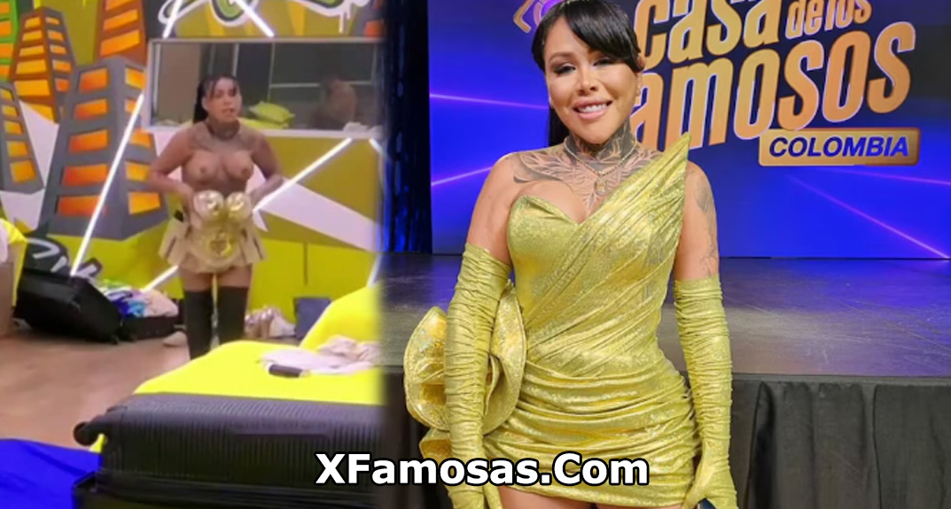 yina calderón muestra sus senos en la casa de los famosos Colombia – influencer colombiana