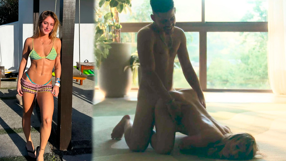 Bruna Griphao latina en escena de pelicula teniendo sexo